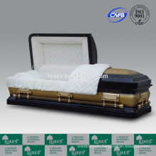 LUXES American Hot Sale Metal Caskets 18ga Colorful Caskets For Sale